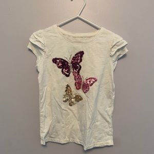 Sonoma sparkle and shine butterfly sequin shirt.